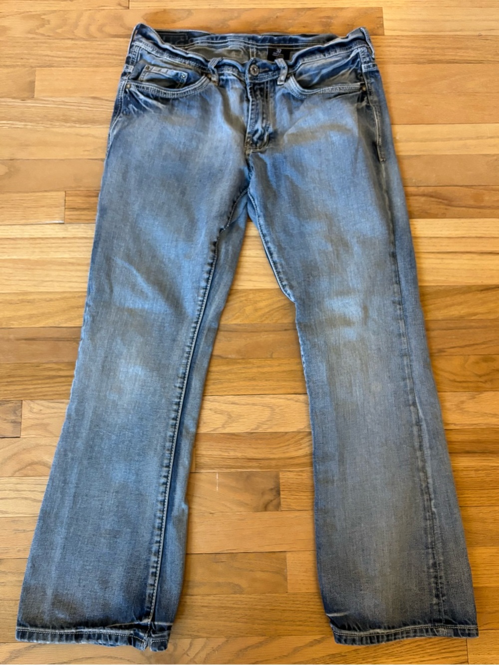 Buffalo David Bitton Jeans Mens 32 Blue Light Wash Denim Pants